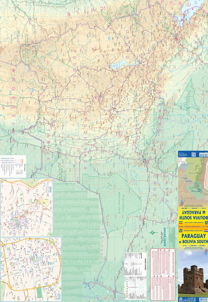 Paraguay and Bolivia South Travel Reference Map 1:1M/1:390K - Wide World Maps & MORE! - Map - ITMB Publishing, Ltd. - Wide World Maps & MORE!
