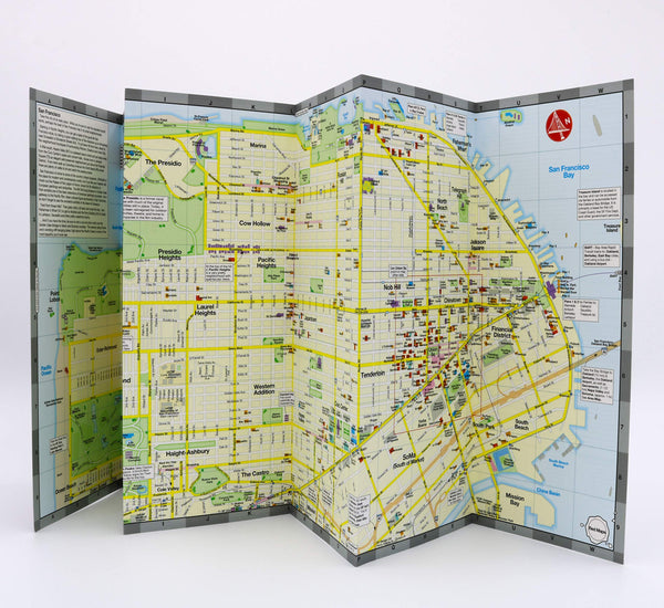 Red Maps SAN FRANCISCO Street Map and City Guide - Wide World Maps & MORE!