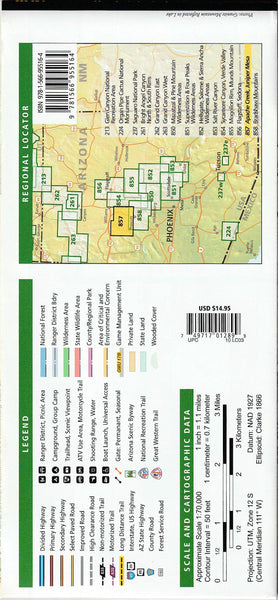 Apache Creek & Juniper Mesa, Prescott National Forest, Arizona - Wide World Maps & MORE!
