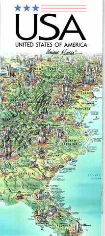 Unique Media Map: United States/Folded - Wide World Maps & MORE! - Book - Brand: Unique Media - Wide World Maps & MORE!