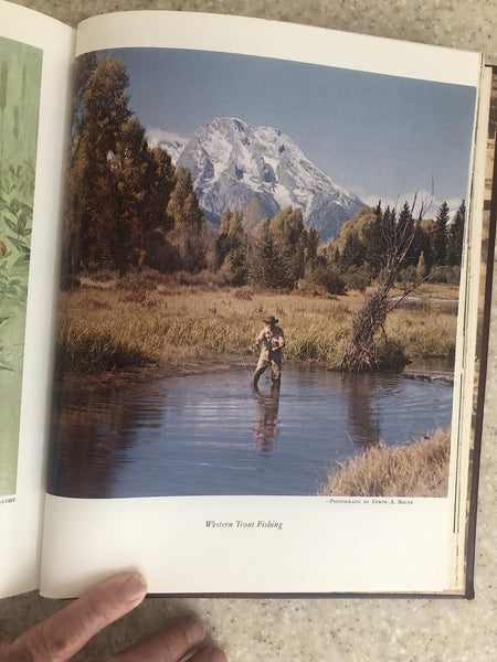 America's Great Outdoors: The Story of the Eternal Romance Between Man and Nature [Leather Bound] Bashline, L. James and Saults, Dan, Illustrated by Harrison, George H. and Harrison, George H. - Wide World Maps & MORE!