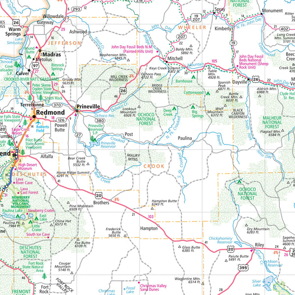 Rand McNally Easy To Read: Oregon State Map [Map] Rand McNally - Wide World Maps & MORE!