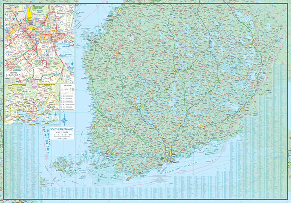 Finland Travel Reference Map 1:750K - Wide World Maps & MORE!