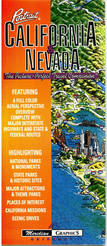 Portrait California/Nevada Portrait - Wide World Maps & MORE! - Book - Meridian Graphics - Wide World Maps & MORE!