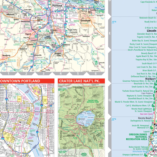Rand McNally Easy To Read: Oregon State Map [Map] Rand McNally - Wide World Maps & MORE!