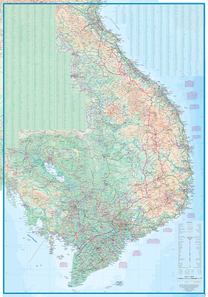 Vietnam, Laos, & Cambodia - Wide World Maps & MORE!