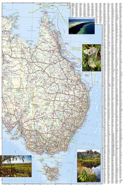 Australia (National Geographic Adventure Map, 3501) - Wide World Maps & MORE!