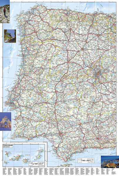 Spain and Portugal (National Geographic Adventure Map, 3307) - Wide World Maps & MORE!