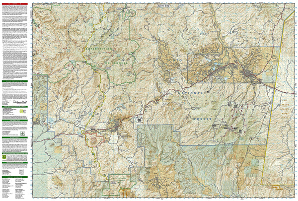 Salt River Canyon [Tonto National Forest] (National Geographic Trails Illustrated Map, 853) - Wide World Maps & MORE!
