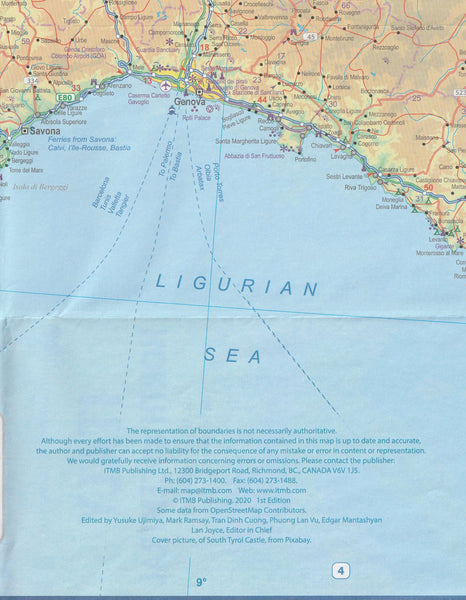 Italy North & Central 1:600 000 (Veneto, Umbria, Tuscany) - Wide World Maps & MORE!