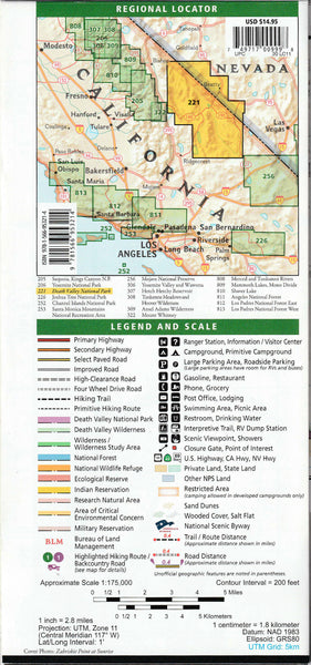 Death Valley National Park (National Geographic Trails Illustrated Map, 221) - Wide World Maps & MORE!