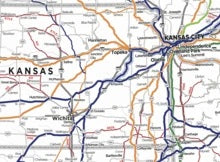 Updated Railroads of the United States Wall Map - Wide World Maps & MORE!