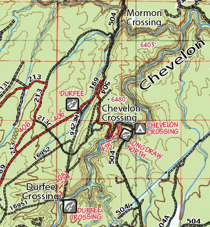 Mogollon Rim Arizona Recreation Map - Wide World Maps & MORE!