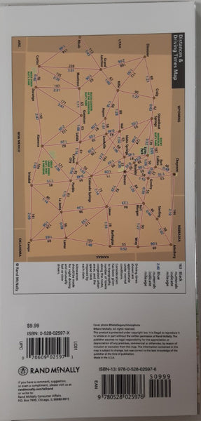 Easy To Fold! Colorado State Laminated Map - Wide World Maps & MORE!