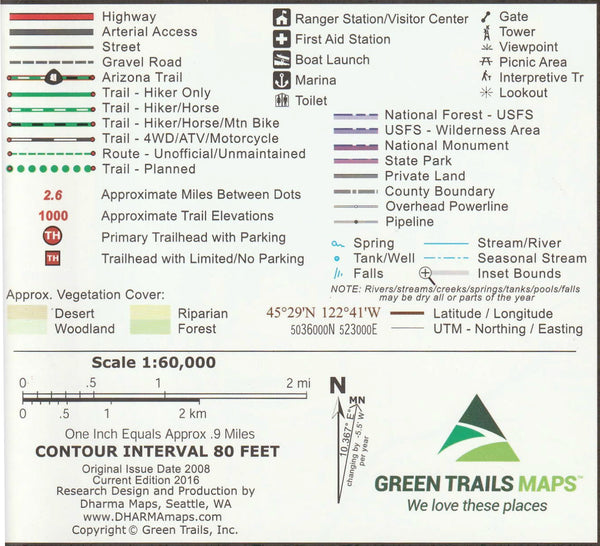 Superstition Wilderness, AZ No. 2829S (Green Trails Maps) - Wide World Maps & MORE!