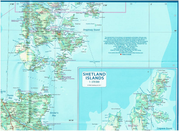 Scotland Waterproof - Wide World Maps & MORE! - Map - ITMB Publishing, Ltd. - Wide World Maps & MORE!