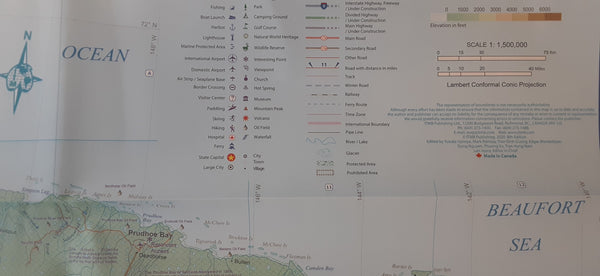 Alaska Travel Reference 1:1,500,000 (Waterproof) Anchorage, Aleutian Islands - Wide World Maps & MORE!