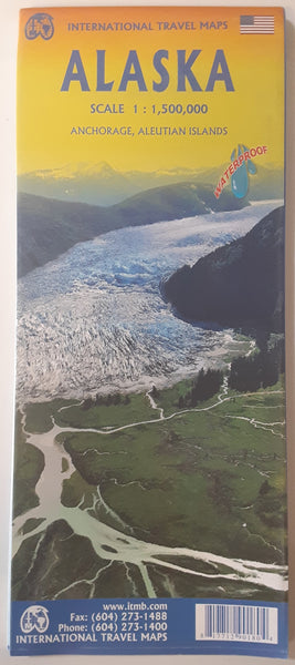 Alaska Travel Reference 1:1,500,000 (Waterproof) Anchorage, Aleutian Islands - Wide World Maps & MORE!