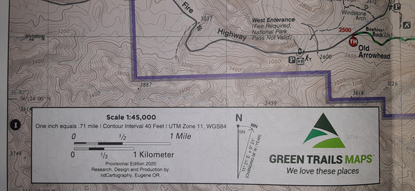 Valley of Fire, NV No. 2462S (Green Trails Maps) - Wide World Maps & MORE!