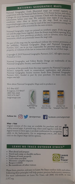 Yosemite National Park (National Geographic Trails Illustrated Map, 206) - Wide World Maps & MORE!