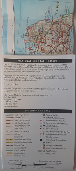 Australia (National Geographic Adventure Map, 3501) - Wide World Maps & MORE!
