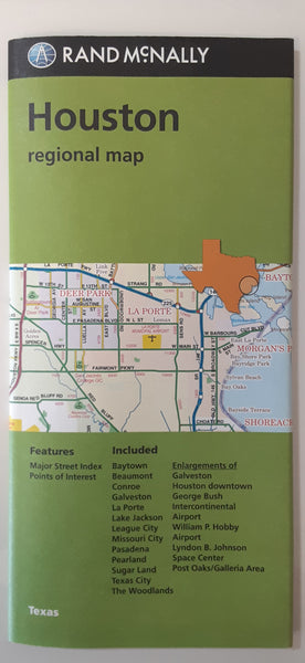 Rand McNally Houston Regional Map (Texas) - Wide World Maps & MORE!